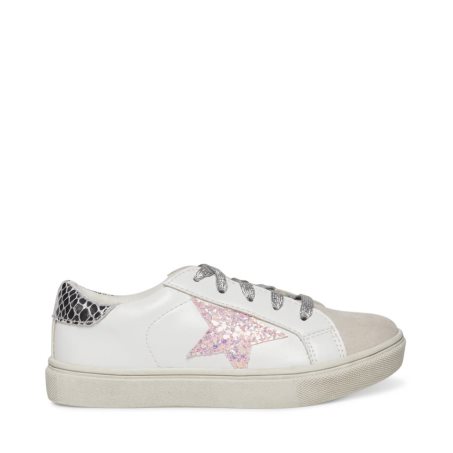 White Steve Madden Jrezume Kids' Sneakers | PH 6250VXY